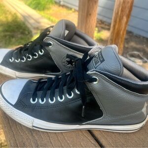 Converse Two-Tone Black and Gray Sneakers